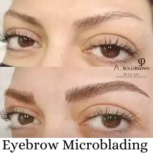 permanent eyebrows microblading